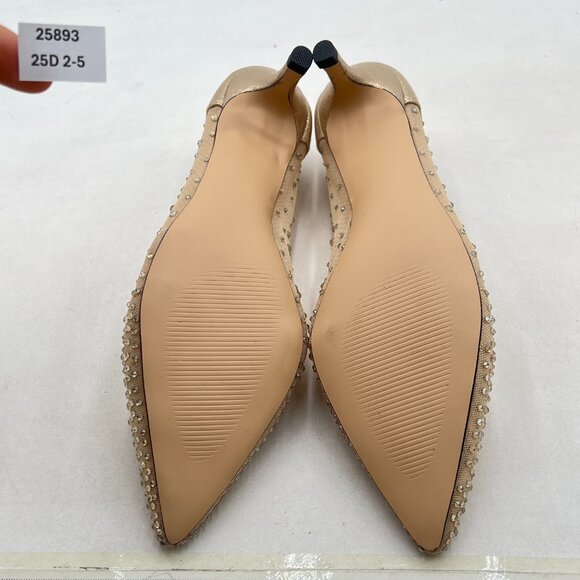 XYD Gold Rhinestone Heels - Picture 7 of 8